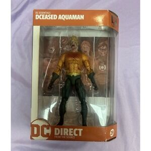 DC Direct Essentials Zombie Aquaman Arthur Curry 1/12 Action Figure